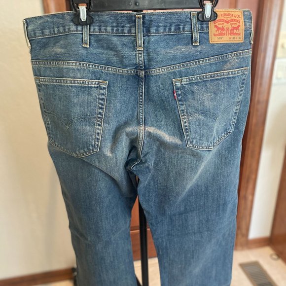 2! Men's hardly worn Levis 569 38/34 - Picture 4 of 8